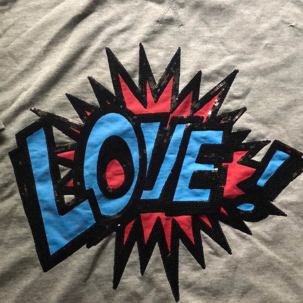 Size large love moschino oversized sweater - Picture 2 of 4